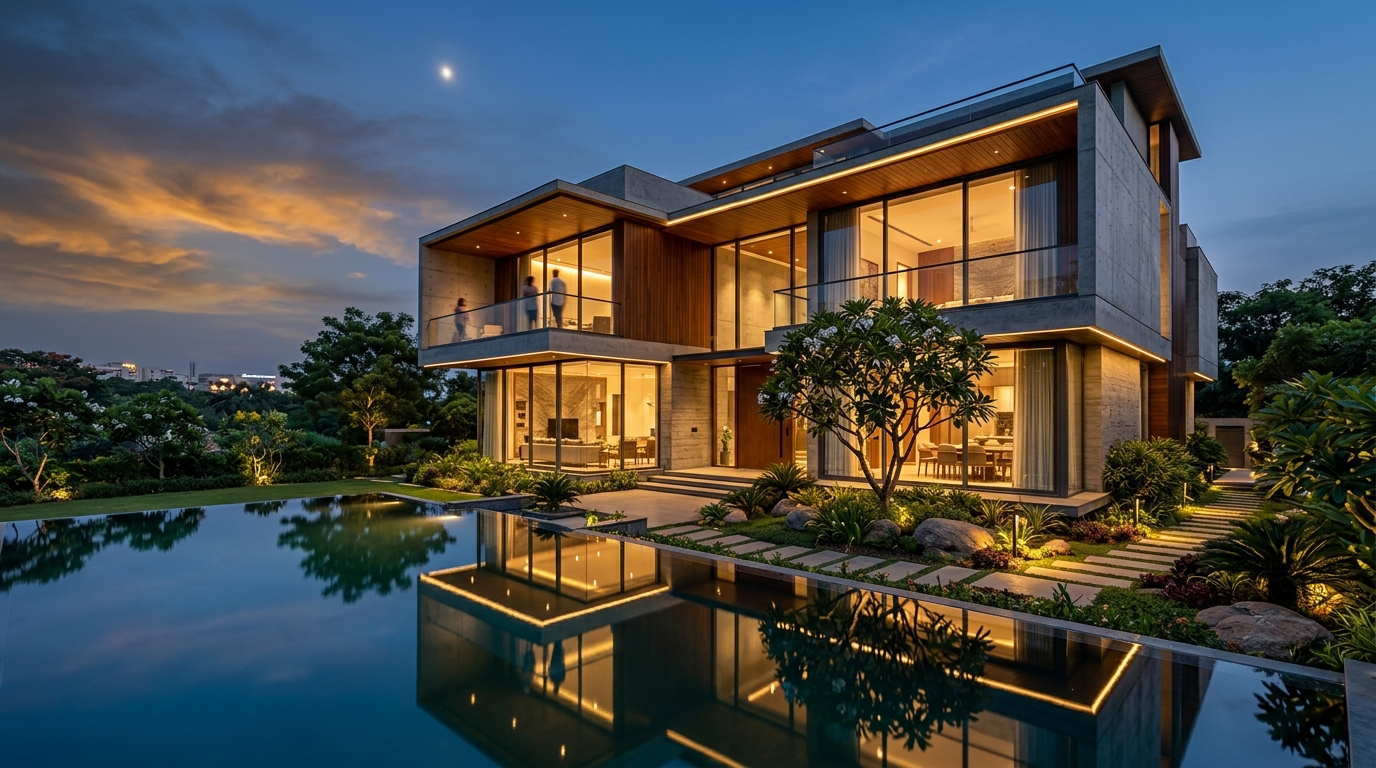 Custom Luxury Villas Construction in Hyderabad